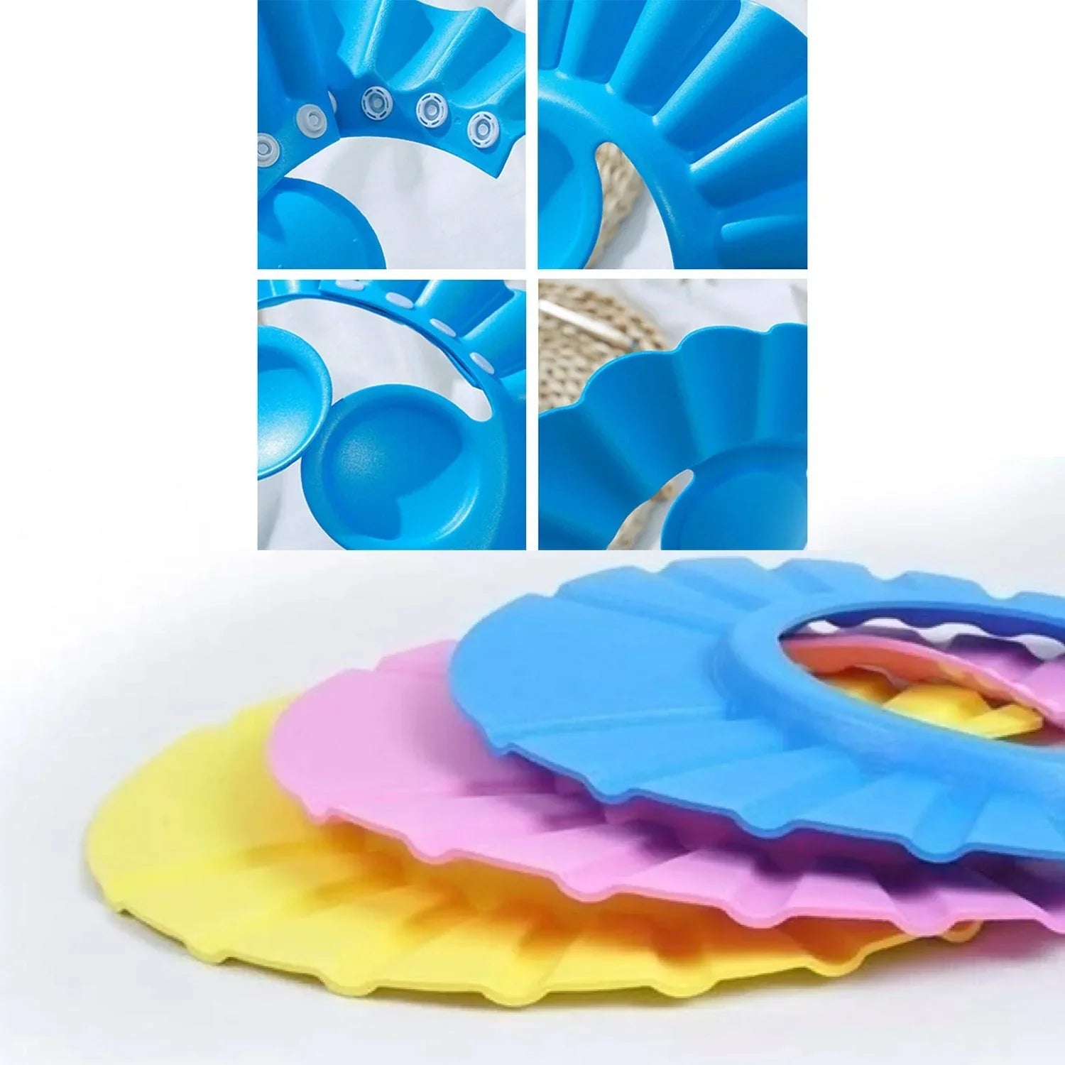 0378B Adjustable Safe Soft Bathing Baby Shower Hair Wash Cap for Children, Baby Bath Cap Shower Protection for Eyes and Ear, 0378B Adjustable Safe Soft Bathing Baby Shower Hair Wash Cap for Children, Baby Bath Cap Shower Protection for Eyes and Ear,